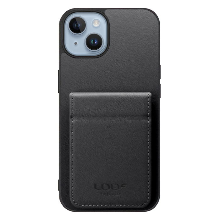 [ LOOF BASIC-SHELL SLIM CARD 2カード ] iPhone 14 iphone14 ケース 背面 カード収納 カード入れ カードポケット カバー スマホケース 薄型 大容量 本革 [ iPhone 14 ]