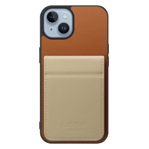 [ LOOF BASIC-SHELL SLIM CARD 2カード ] iPhone 14 iphone14 ケース 背面 カード収納 カード入れ カードポケット カバー スマホケース 薄型 大容量 本革 [ iPhone 14 ]