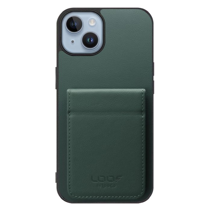 [ LOOF BASIC-SHELL SLIM CARD 2カード ] iPhone 14 iphone14 ケース 背面 カード収納 カード入れ カードポケット カバー スマホケース 薄型 大容量 本革 [ iPhone 14 ]