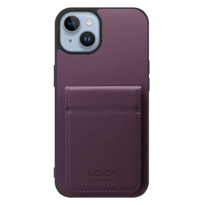 [ LOOF BASIC-SHELL SLIM CARD 2カード ] iPhone 14 iphone14 ケース 背面 カード収納 カード入れ カードポケット カバー スマホケース 薄型 大容量 本革 [ iPhone 14 ]