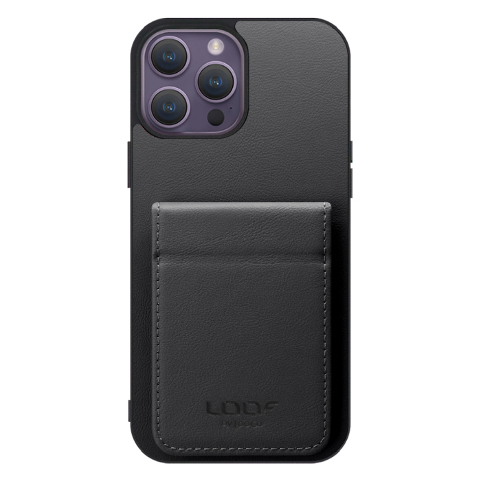 [ LOOF BASIC-SHELL SLIM CARD 2カード ] iPhone 14 Pro Max iphone14promax 14promax プロマックス ケース 背面 カード収納 カード入れ カードポケット カバー スマホケース 薄型 大容量 本革 [ iPhone 14 Pro Max ]