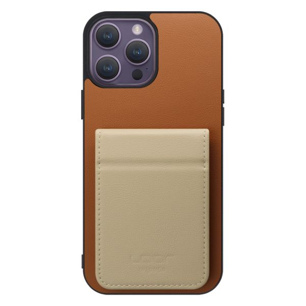 [ LOOF BASIC-SHELL SLIM CARD 2カード ] iPhone 14 Pro Max iphone14promax 14promax プロマックス ケース 背面 カード収納 カード入れ カードポケット カバー スマホケース 薄型 大容量 本革 [ iPhone 14 Pro Max ]