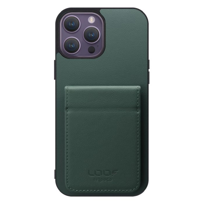 [ LOOF BASIC-SHELL SLIM CARD 2カード ] iPhone 14 Pro Max iphone14promax 14promax プロマックス ケース 背面 カード収納 カード入れ カードポケット カバー スマホケース 薄型 大容量 本革 [ iPhone 14 Pro Max ]