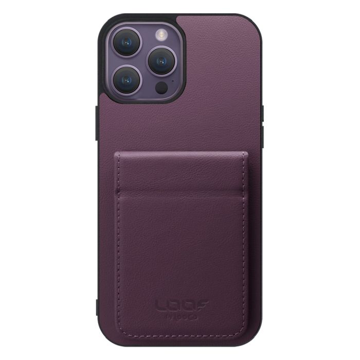 [ LOOF BASIC-SHELL SLIM CARD 2カード ] iPhone 14 Pro Max iphone14promax 14promax プロマックス ケース 背面 カード収納 カード入れ カードポケット カバー スマホケース 薄型 大容量 本革 [ iPhone 14 Pro Max ]