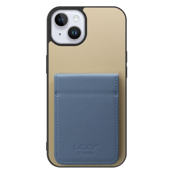 [ LOOF BASIC-SHELL SLIM CARD 2カード ] iPhone 14 Plus iphone14plus 14plus 14+ プラス ケース 背面 カード収納 カード入れ カードポケット カバー スマホケース 薄型 大容量 本革 [ iPhone 14 Plus ]