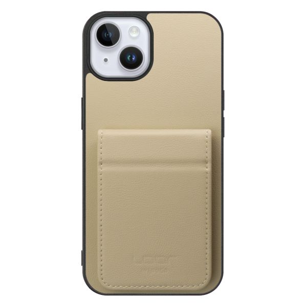 [ LOOF BASIC-SHELL SLIM CARD 2カード ] iPhone 14 Plus iphone14plus 14plus 14+ プラス ケース 背面 カード収納 カード入れ カードポケット カバー スマホケース 薄型 大容量 本革 [ iPhone 14 Plus ]