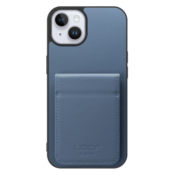 [ LOOF BASIC-SHELL SLIM CARD 2カード ] iPhone 14 Plus iphone14plus 14plus 14+ プラス ケース 背面 カード収納 カード入れ カードポケット カバー スマホケース 薄型 大容量 本革 [ iPhone 14 Plus ]