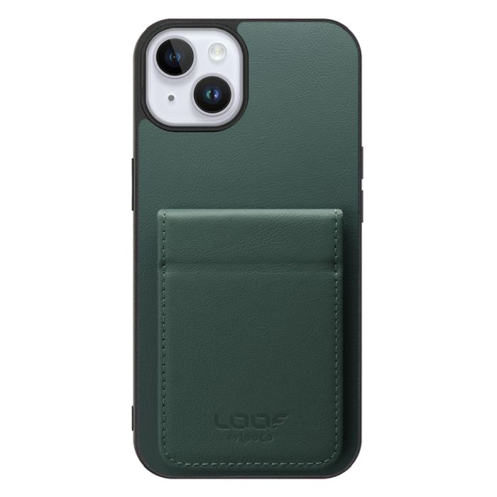 [ LOOF BASIC-SHELL SLIM CARD 2カード ] iPhone 14 Plus iphone14plus 14plus 14+ プラス ケース 背面 カード収納 カード入れ カードポケット カバー スマホケース 薄型 大容量 本革 [ iPhone 14 Plus ]