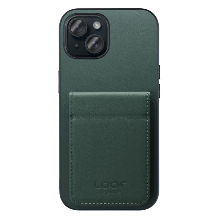 [ LOOF BASIC-SHELL SLIM CARD 2カード ] iPhone 15 iPhone15 アイフォン15 iPhone 15 アイフォン 15 ケース 背面 カード収納 カード入れ カードポケット カバー スマホケース 薄型 大容量 本革 [ iPhone 15 ]
