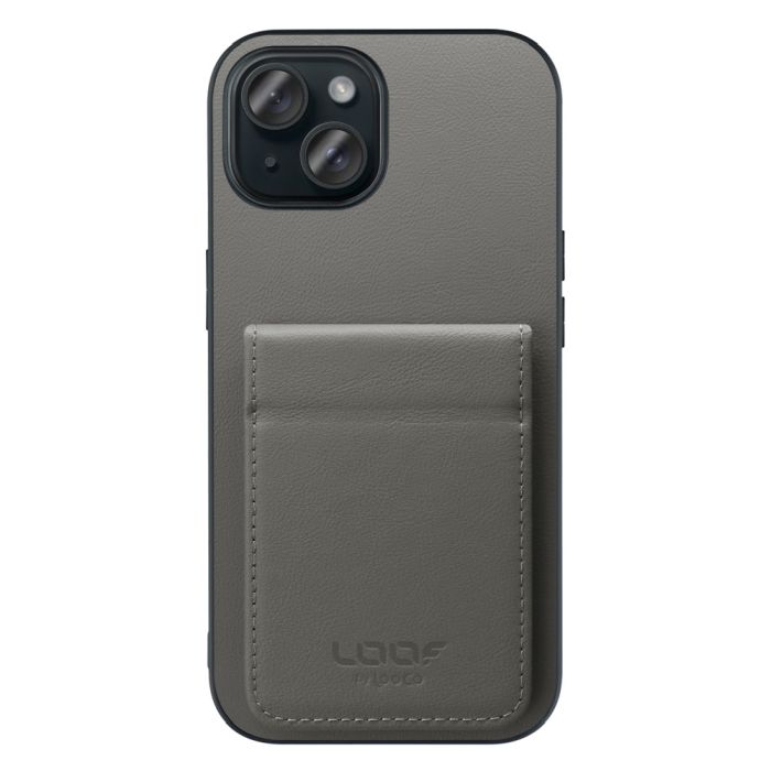 [ LOOF BASIC-SHELL SLIM CARD 2カード ] iPhone 15 iPhone15 アイフォン15 iPhone 15 アイフォン 15 ケース 背面 カード収納 カード入れ カードポケット カバー スマホケース 薄型 大容量 本革 [ iPhone 15 ]