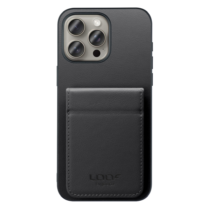[ LOOF BASIC-SHELL SLIM CARD 2カード ] iPhone 15 Pro Max iPhone15 Pro Max アイフォン15 プロ マックス iPhone 15 15ProMax アイフォン 15 ケース 背面 カード収納 カード入れ カードポケット カバー スマホケース 薄型 大容量 本革 [ iPhone 15 Pro Max ]