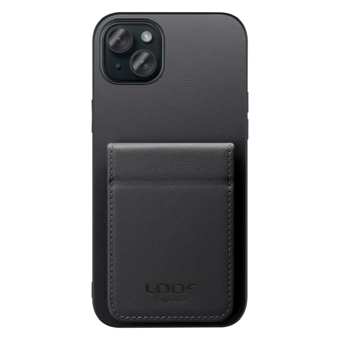 [ LOOF BASIC-SHELL SLIM CARD 2カード ] iPhone 15 Plus iPhone15 Plus アイフォン15 プラス iPhone 15 Plus 15Plus アイフォン 15 ケース 背面 カード収納 カード入れ カードポケット カバー スマホケース 薄型 大容量 本革 [ iPhone 15 Plus ]