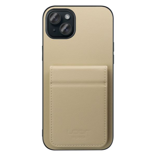[ LOOF BASIC-SHELL SLIM CARD 2カード ] iPhone 15 Plus iPhone15 Plus アイフォン15 プラス iPhone 15 Plus 15Plus アイフォン 15 ケース 背面 カード収納 カード入れ カードポケット カバー スマホケース 薄型 大容量 本革 [ iPhone 15 Plus ]