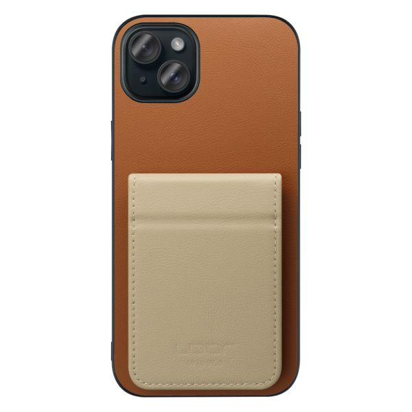 [ LOOF BASIC-SHELL SLIM CARD 2カード ] iPhone 15 Plus iPhone15 Plus アイフォン15 プラス iPhone 15 Plus 15Plus アイフォン 15 ケース 背面 カード収納 カード入れ カードポケット カバー スマホケース 薄型 大容量 本革 [ iPhone 15 Plus ]