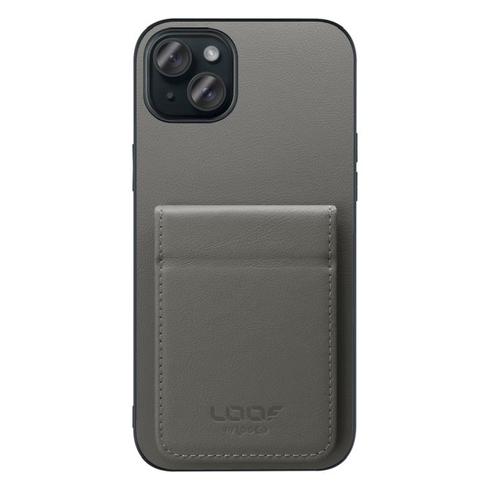 [ LOOF BASIC-SHELL SLIM CARD 2カード ] iPhone 15 Plus iPhone15 Plus アイフォン15 プラス iPhone 15 Plus 15Plus アイフォン 15 ケース 背面 カード収納 カード入れ カードポケット カバー スマホケース 薄型 大容量 本革 [ iPhone 15 Plus ]