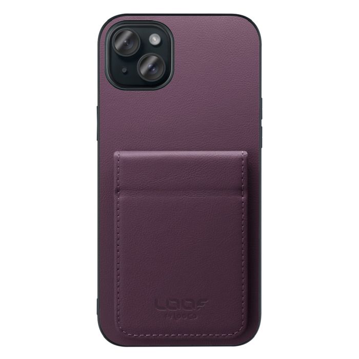 [ LOOF BASIC-SHELL SLIM CARD 2カード ] iPhone 15 Plus iPhone15 Plus アイフォン15 プラス iPhone 15 Plus 15Plus アイフォン 15 ケース 背面 カード収納 カード入れ カードポケット カバー スマホケース 薄型 大容量 本革 [ iPhone 15 Plus ]