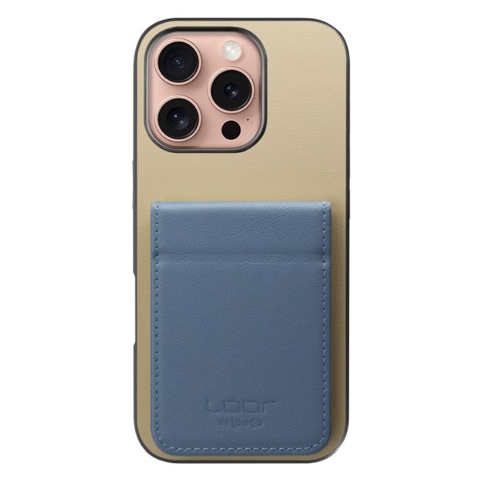[ LOOF BASIC-SHELL SLIM CARD 2カード ] iPhone 16 Pro iPhone16 Pro アイフォン16 プロ ケース 背面 カード収納 カード入れ カードポケット カバー スマホケース 薄型 大容量 本革 [ iPhone 16 Pro ]