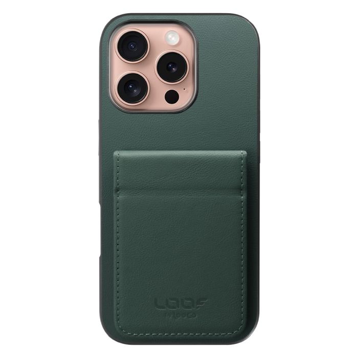 [ LOOF BASIC-SHELL SLIM CARD 2カード ] iPhone 16 Pro iPhone16 Pro アイフォン16 プロ ケース 背面 カード収納 カード入れ カードポケット カバー スマホケース 薄型 大容量 本革 [ iPhone 16 Pro ]