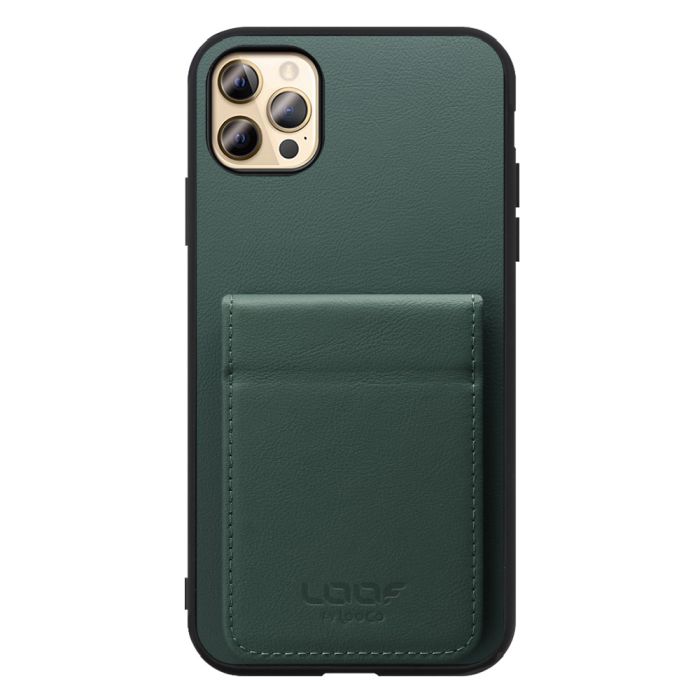 [ LOOF BASIC-SHELL SLIM CARD 2カード ] iPhone 12 Pro Max iphone12promax 12promax 12プロマックス ケース 背面 カード収納 カード入れ カードポケット カバー スマホケース 薄型 大容量 本革 [ iPhone 12 Pro Max ]