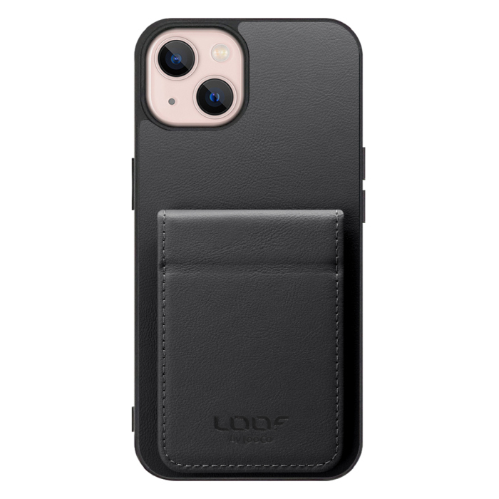 [ LOOF BASIC-SHELL SLIM CARD 2カード ] iPhone 13 iphone13 ケース 背面 カード収納 カード入れ カードポケット カバー スマホケース 薄型 大容量 本革 [ iPhone 13 ]