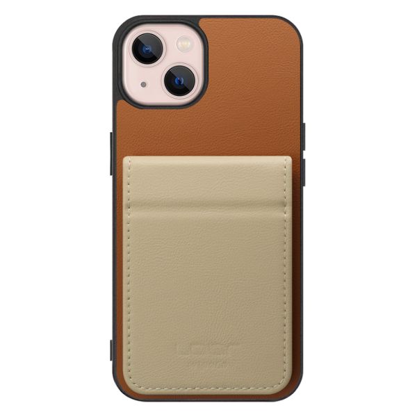 [ LOOF BASIC-SHELL SLIM CARD 2カード ] iPhone 13 iphone13 ケース 背面 カード収納 カード入れ カードポケット カバー スマホケース 薄型 大容量 本革 [ iPhone 13 ]