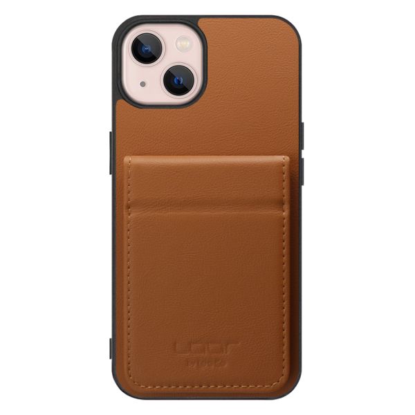 [ LOOF BASIC-SHELL SLIM CARD 2カード ] iPhone 13 iphone13 ケース 背面 カード収納 カード入れ カードポケット カバー スマホケース 薄型 大容量 本革 [ iPhone 13 ]