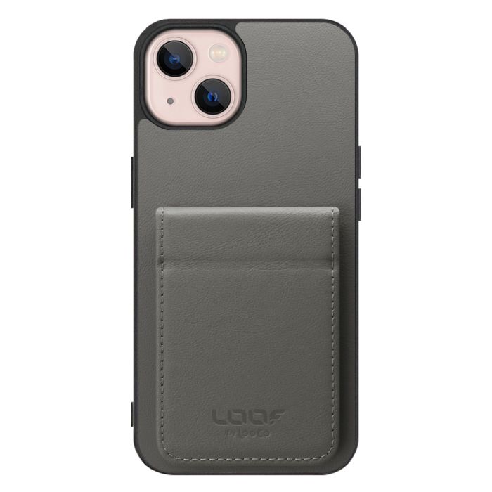 [ LOOF BASIC-SHELL SLIM CARD 2カード ] iPhone 13 iphone13 ケース 背面 カード収納 カード入れ カードポケット カバー スマホケース 薄型 大容量 本革 [ iPhone 13 ]