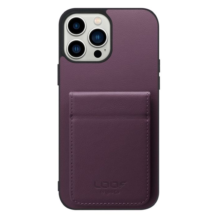 [ LOOF BASIC-SHELL SLIM CARD 2カード ] iPhone 13 Pro Max iphone13promax 13promax promax プロマックス ケース 背面 カード収納 カード入れ カードポケット カバー スマホケース 薄型 大容量 本革 [ iPhone 13 Pro Max ]