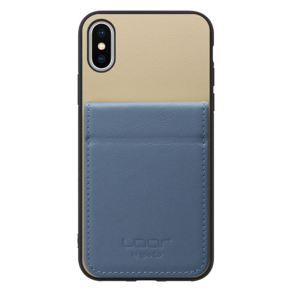 [ LOOF BASIC-SHELL SLIM CARD 2カード ] iPhone X / XS iPhonex iPhonexs ケース 背面 カード収納 カード入れ カードポケット カバー スマホケース 薄型 大容量 本革 [ iPhone X / XS ]