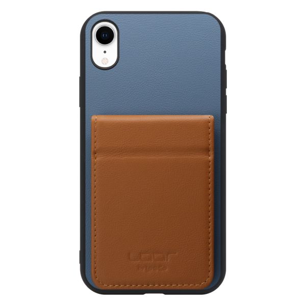 [ LOOF BASIC-SHELL SLIM CARD 2カード ] iPhone XR iPhonexr ケース 背面 カード収納 カード入れ カードポケット カバー スマホケース 薄型 大容量 本革 [ iPhone XR ]