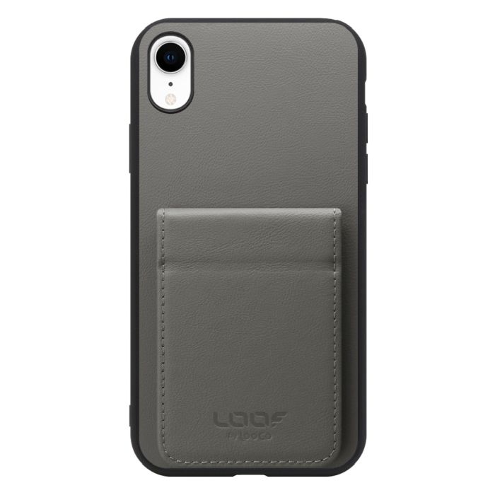 [ LOOF BASIC-SHELL SLIM CARD 2カード ] iPhone XR iPhonexr ケース 背面 カード収納 カード入れ カードポケット カバー スマホケース 薄型 大容量 本革 [ iPhone XR ]