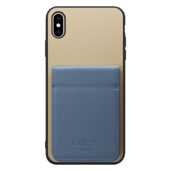 [ LOOF BASIC-SHELL SLIM CARD 2カード ] iPhone XS Max iPhonexsmax xsmax ケース 背面 カード収納 カード入れ カードポケット カバー スマホケース 薄型 大容量 本革 [ iPhone XS Max ]