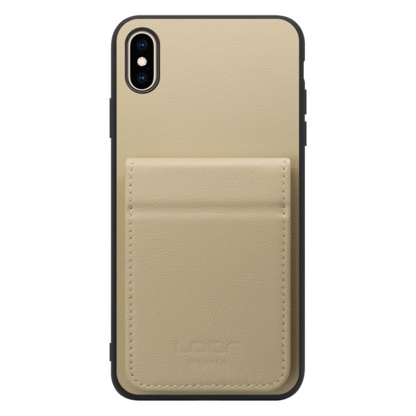[ LOOF BASIC-SHELL SLIM CARD 2カード ] iPhone XS Max iPhonexsmax xsmax ケース 背面 カード収納 カード入れ カードポケット カバー スマホケース 薄型 大容量 本革 [ iPhone XS Max ]