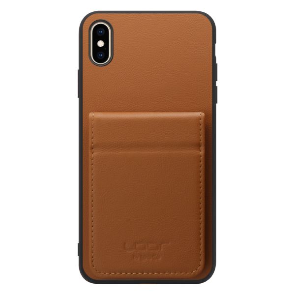 [ LOOF BASIC-SHELL SLIM CARD 2カード ] iPhone XS Max iPhonexsmax xsmax ケース 背面 カード収納 カード入れ カードポケット カバー スマホケース 薄型 大容量 本革 [ iPhone XS Max ]