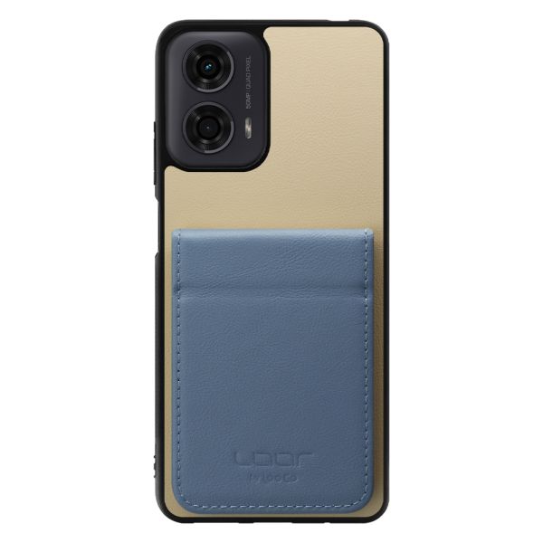 [ LOOF BASIC-SHELL SLIM CARD 2カード ] moto g24 motorola g24 ケース 背面 カード収納 カード入れ カードポケット カバー スマホケース 薄型 大容量 本革 [ moto g24 ]