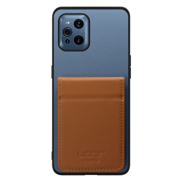 [ LOOF BASIC-SHELL SLIM CARD 2カード ] OPPO Find X3 Pro OPG03 findx3pro x3pro findx3 ケース 背面 カード収納 カード入れ カードポケット カバー スマホケース 薄型 大容量 本革 [ OPPO Find X3 Pro ]