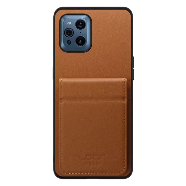 [ LOOF BASIC-SHELL SLIM CARD 2カード ] OPPO Find X3 Pro OPG03 findx3pro x3pro findx3 ケース 背面 カード収納 カード入れ カードポケット カバー スマホケース 薄型 大容量 本革 [ OPPO Find X3 Pro ]