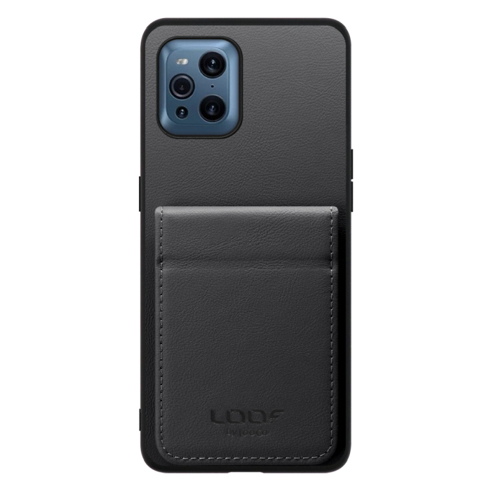 [ LOOF BASIC-SHELL SLIM CARD 2カード ] OPPO Find X3 Pro OPG03 findx3pro x3pro findx3 ケース 背面 カード収納 カード入れ カードポケット カバー スマホケース 薄型 大容量 本革 [ OPPO Find X3 Pro ]