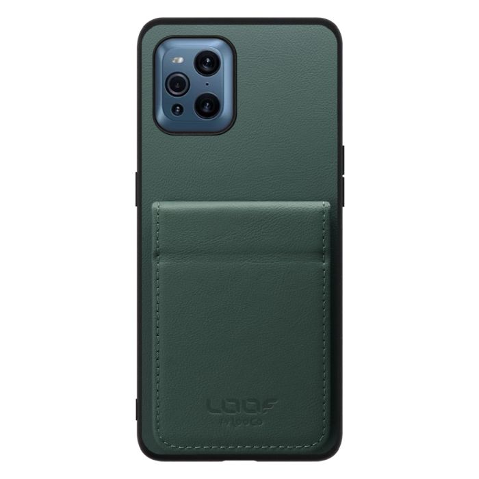 [ LOOF BASIC-SHELL SLIM CARD 2カード ] OPPO Find X3 Pro OPG03 findx3pro x3pro findx3 ケース 背面 カード収納 カード入れ カードポケット カバー スマホケース 薄型 大容量 本革 [ OPPO Find X3 Pro ]