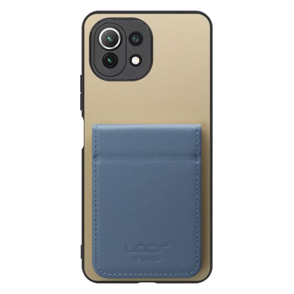 [ LOOF BASIC-SHELL SLIM CARD 2カード ] Xiaomi Mi 11 Lite 5G mi11lite5g 11lite ケース 背面 カード収納 カード入れ カードポケット カバー スマホケース 薄型 大容量 本革 [ Mi 11 Lite 5G ]