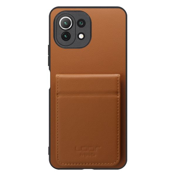 [ LOOF BASIC-SHELL SLIM CARD 2カード ] Xiaomi Mi 11 Lite 5G mi11lite5g 11lite ケース 背面 カード収納 カード入れ カードポケット カバー スマホケース 薄型 大容量 本革 [ Mi 11 Lite 5G ]