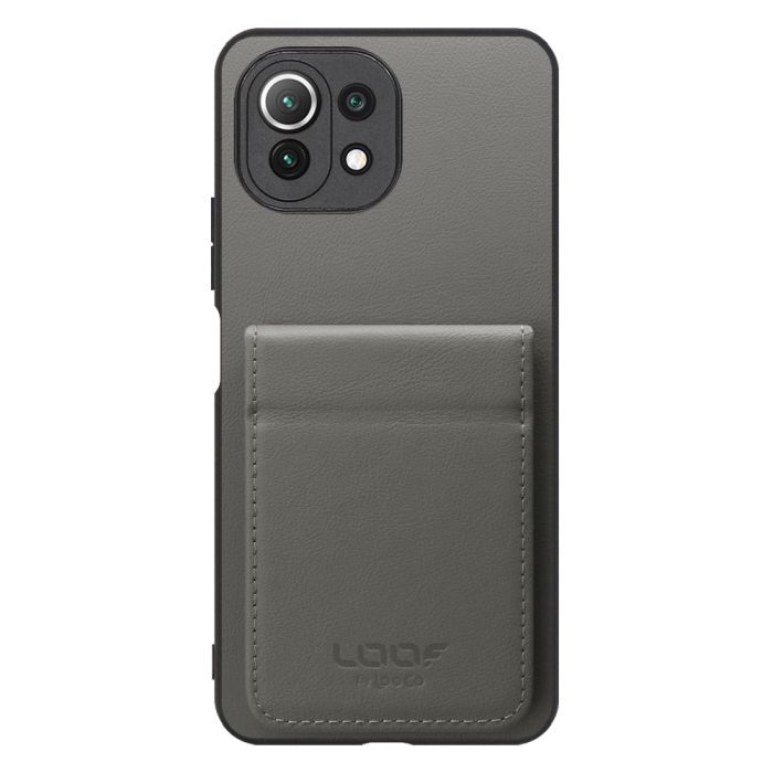 [ LOOF BASIC-SHELL SLIM CARD 2カード ] Xiaomi Mi 11 Lite 5G mi11lite5g 11lite ケース 背面 カード収納 カード入れ カードポケット カバー スマホケース 薄型 大容量 本革 [ Mi 11 Lite 5G ]