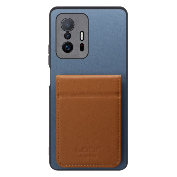 [ LOOF BASIC-SHELL SLIM CARD 2カード ] Xiaomi 11T / 11T Pro xiaomi11t xiaomi11tpro 11tpro ケース 背面 カード収納 カード入れ カードポケット カバー スマホケース 薄型 大容量 本革 [ Xiaomi 11T / 11T Pro ]