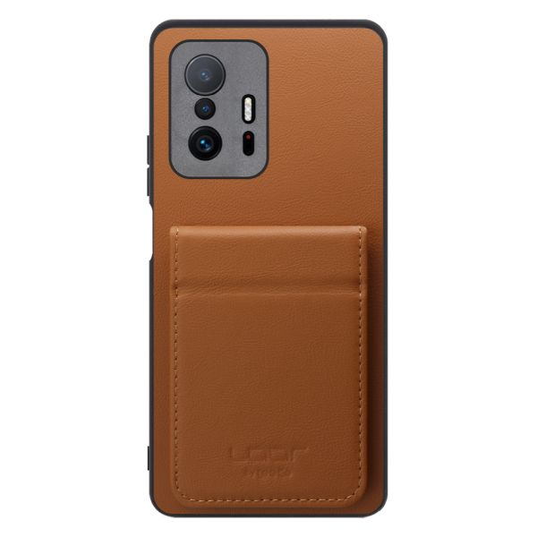 [ LOOF BASIC-SHELL SLIM CARD 2カード ] Xiaomi 11T / 11T Pro xiaomi11t xiaomi11tpro 11tpro ケース 背面 カード収納 カード入れ カードポケット カバー スマホケース 薄型 大容量 本革 [ Xiaomi 11T / 11T Pro ]