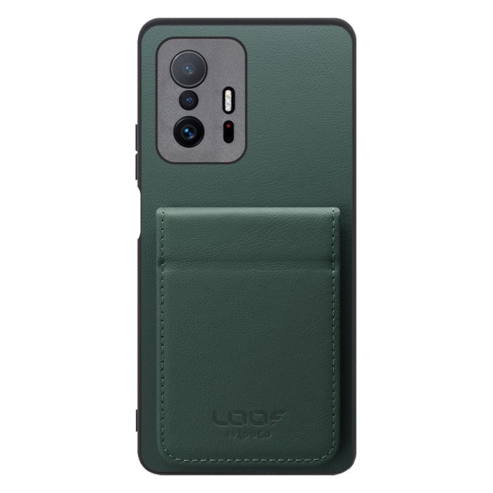 [ LOOF BASIC-SHELL SLIM CARD 2カード ] Xiaomi 11T / 11T Pro xiaomi11t xiaomi11tpro 11tpro ケース 背面 カード収納 カード入れ カードポケット カバー スマホケース 薄型 大容量 本革 [ Xiaomi 11T / 11T Pro ]