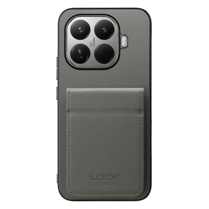 [ LOOF BASIC-SHELL SLIM CARD 2カード ] Xiaomi 15T Pro シャオミ 15T Pro ケース 背面 カード収納 カード入れ カードポケット カバー スマホケース 薄型 大容量 本革 [ Xiaomi 15T Pro ]