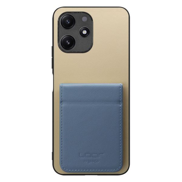 [ LOOF BASIC-SHELL SLIM CARD 2カード ] Xiaomi Redmi 12 5G XIG03 Redmi12 5G ケース 背面 カード収納 カード入れ カードポケット カバー スマホケース 薄型 大容量 本革 [ Xiaomi Redmi 12 5G ]