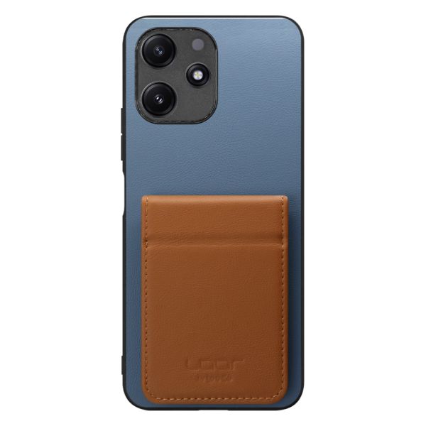 [ LOOF BASIC-SHELL SLIM CARD 2カード ] Xiaomi Redmi 12 5G XIG03 Redmi12 5G ケース 背面 カード収納 カード入れ カードポケット カバー スマホケース 薄型 大容量 本革 [ Xiaomi Redmi 12 5G ]