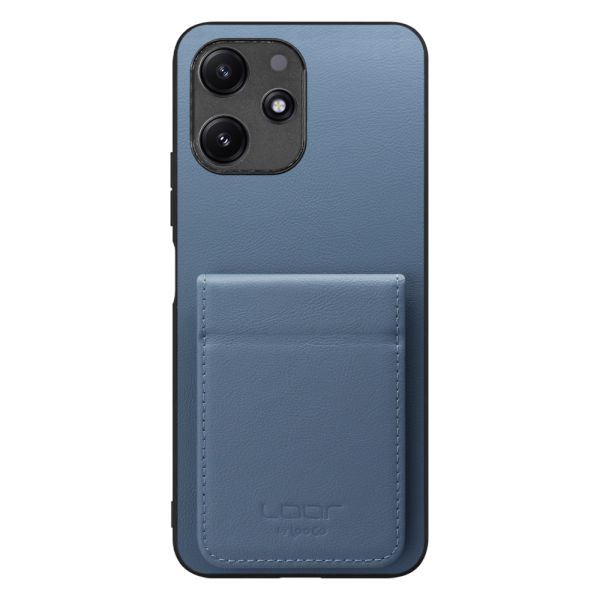 [ LOOF BASIC-SHELL SLIM CARD 2カード ] Xiaomi Redmi 12 5G XIG03 Redmi12 5G ケース 背面 カード収納 カード入れ カードポケット カバー スマホケース 薄型 大容量 本革 [ Xiaomi Redmi 12 5G ]
