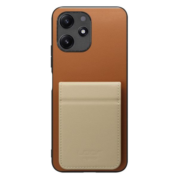 [ LOOF BASIC-SHELL SLIM CARD 2カード ] Xiaomi Redmi 12 5G XIG03 Redmi12 5G ケース 背面 カード収納 カード入れ カードポケット カバー スマホケース 薄型 大容量 本革 [ Xiaomi Redmi 12 5G ]